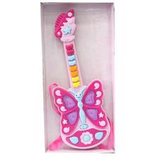 Pink Butterfly Guitar For Kids