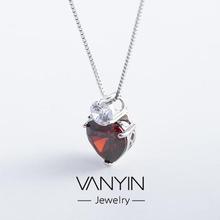 Wanying Jewelry Factory Direct Sale Pomegranate Crystal S925