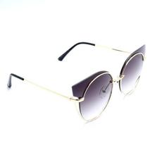 Black/Golden Framed Cateye Sunglasses For Women - S5998