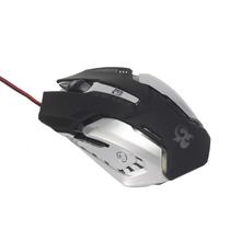 A90 Iron Bottom Optical Gaming Mouse - Black/Silver