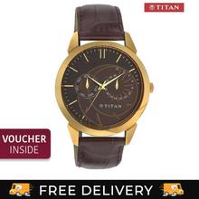 1509YL01 Orion Analog Brown Dial Watch For Men