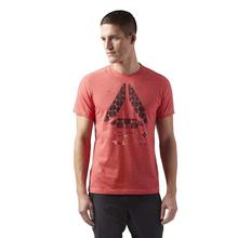 Reebok Primal Red Speedwick Graphic T-Shirt For Men - CF3736