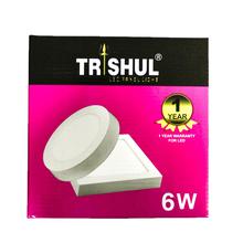 Trishul Panel Light - Surface - 6watt (Circle)