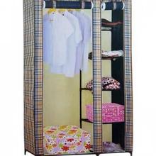 Folding Canvas Wardrobe/Cupboard (120 x 50 x 175 cms)