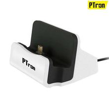 PTron Cradle With Micro USB For All Android Phones (Silver)