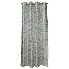 Classic Alpha Grey Leaf Curtains