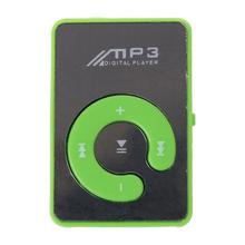 Mini Mirror Clip USB Digital Mp3 Music Player Support 8GB SD TF Card