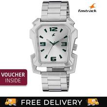 Fastrack Silver Dial Analog Watch For Men - 3131SM01