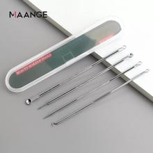 MAANGE Steel Blackhead Remover Tool-4 Pcs