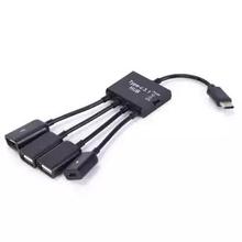 4 Port Type-C USB 3.1 Power Charging OTG Hub Cable