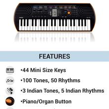 Casio KM15 Portable Keyboard With 44 Keys, SA-76