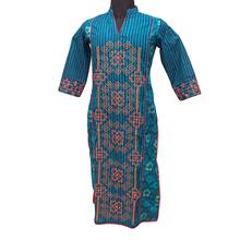 Womens Blue Linner Kurti (6204-152)