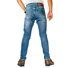 Virjeans Stretchy Ripped Design Biker Denim Pant (VJC 708) Light Blue