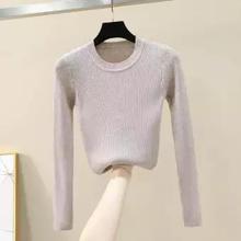 Autumn 2019 Ribbed Winter Sweater Knitting Pullovers Knitwear