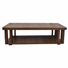 Seesau Wooden Designed Table - Brown