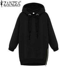 2019 Autumn Winter Zanzea Women Hoodies Long Sleeve Hooded