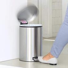 Mofna Industries Stainless Steel Plain Pedal Dustbin/Plain