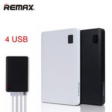 Remax-Proda Notebook Mobile power bank 30000 mAh 4 USB External Battery Charger universal external battery power Bank Black