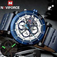 NaviForce Day Date Function Blue Luxury Chronograph Watch (NF9131)