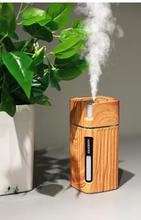 Portable Mini Humidifier Wood Grain Ultrasonic USB Aroma Air