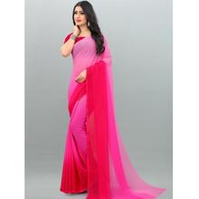 Georgette saree With Blouse