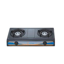 Electron Double Burner Gas Stove Black