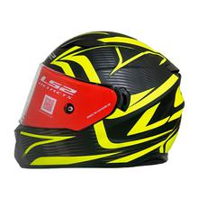 LS2 Stream Jink Helmet [Matt Black/Yellow]