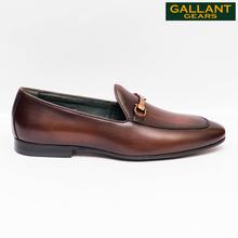 Gallant Gears Coffee Slip on Formal Leather Shoes For Men - (MJDP30-11)