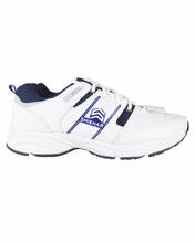 Shikhar Men's White Navy Blue Sports Shoes