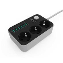 LDNIO SE3631 3 Socket Outlet & 6 USB Port Power Strip