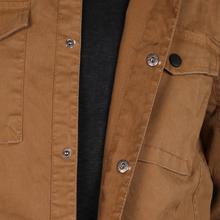 Korean Cotton Jacket For Men Brown Color