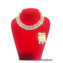 Gold Plated Choker With Moti/Pearl Necklace For Women