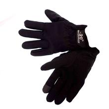 Plain Fancy Winter Gloves With Fur Inside Black