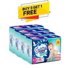 Cuddlers Pants Soft & Dry Crawlers Diaper (Buy 3 Get 1 Free)