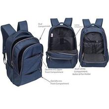 COSMUS Polyester Navy Blue Laptop Backpack for (15.6 inch)