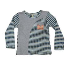 Blue Printed Round Neck T-Shirt For Baby Boy