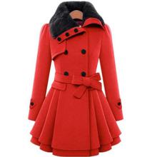 (SALE) Winter Coat Women Trench Women's Coat 2018 Brand Woolen Coat