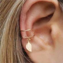 PLUSH Gold Leaf Earring