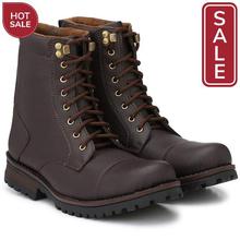 Andrew Scott Men's Synthetic Leather Lace Up Boots