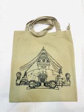 Swaymbhunath stupa print cotton tote bag