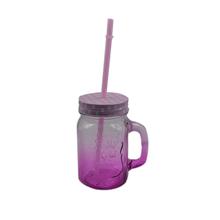 Mason Jar- Pink- 1 pc