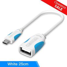 Vention OTG Cable USB 2.0 Adapter For Android Samsung S6 Redmi Note 5 Micro USB Connector For Xiaomi Tablet Pc OTG Adapter