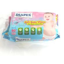 DIAPEX SOFT BABY WIPES 80`S (WITH CAP)