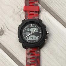 Piaoma Red Camouflage Sports Watch For Men