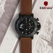 KADEMAN Round Dial Chronograph Watch For Men - 6060G