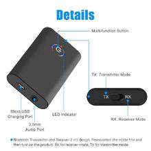 EEEKit Bluetooth Receiver and Transmitter, 2 in 1 Wireless Bluetooth Transmitter + Receiver A2DP Stereo Audio Music Adapter