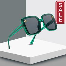 SALE- Fashion Square Frame Bee Sunglasses Men Women Luxury
