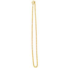 Cutting Chain Faux Gold Toned Necklace for Women