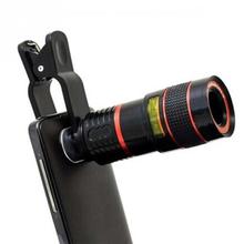 Universal 12X Zoom Mobile Phone Telescope Lens With Clip