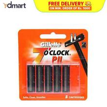 GILLETTE 7 O'Clock Cartridge PII 5S